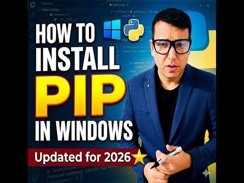 How to install pip in Windows 11