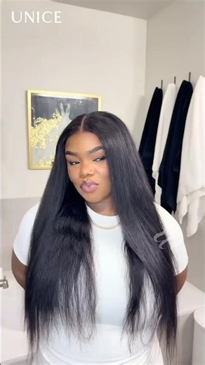 UNice Beginner-friendly 13x4 Wig 2-in-1 Straight to Water Wave