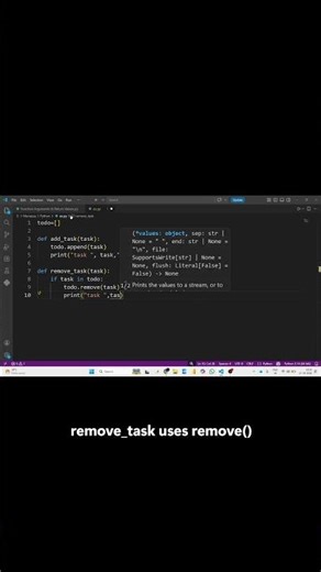 Python To-Do List app — beginner project in 60 seconds!