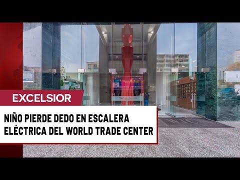 Niño pierde un dedo en escalera eléctrica del World Trade Center, CDMX