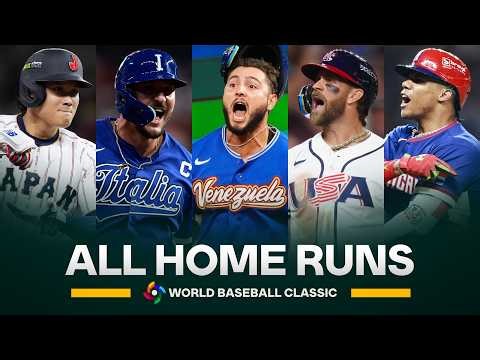 ALL HOME RUNS hit during the 2026 World Baseball Classic! 💥
