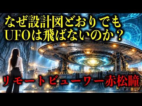 【UFO】UFOを動かす最後の条件とは？なぜ、設計図どおりでもUFOは飛ばないのか？赤松瞳をめぐる証言