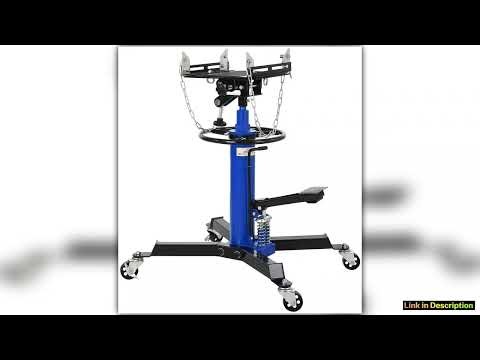 Transmission Jack Lift 1322Lbs DualColumn Plunger 2 Stage Adjustable Telescoping Hydraulic Transmis