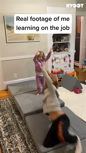 It's the effort that counts, right? 🤣 #fails #kids #siblings #gymnastics #shorts