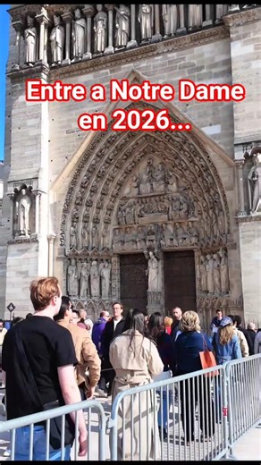 La reconstrucción de Notre Dame en 4K: Cada detalle cuenta #paris #semanasanta #viral