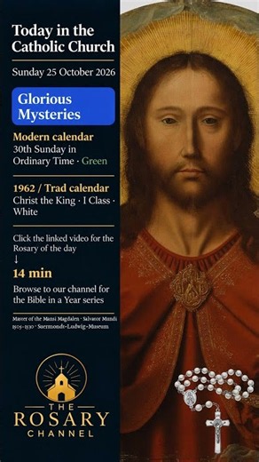 Sunday 25 October | Christ the King & Glorious Mysteries