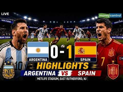 Argentina vs Spain 0-1 Highlights | Spain Crowned FIFA World Cup 2026 Champions | Final Highlights