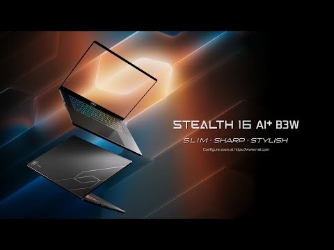 Stealth 16 AI+ B3W - Slim · Sharp · Stylish | MSI