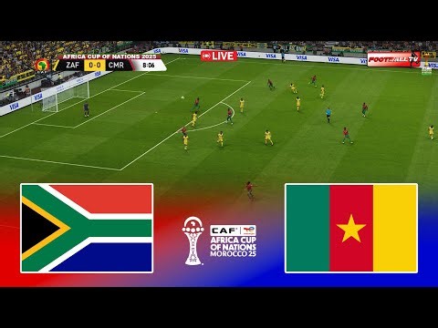 🔴South Africa vs Cameroon - Africa Cup of Nations 2025 CAF | Pes 21 Gameplay