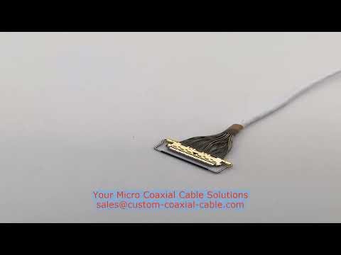 Durable Compact 0.25mm Pitch Connector XSLS20-30 kel Micro Coaxial Cable Stacking Type for Security