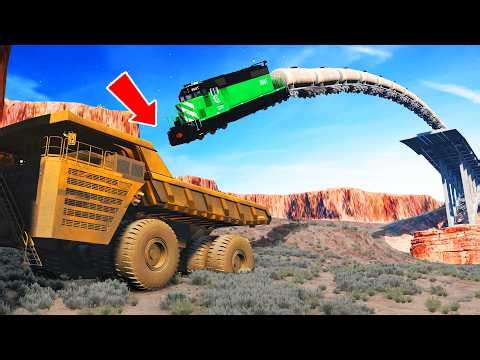 Insane Railroad Accidents Derailments ✅ BEAMNG.Drive LIVE STREAM