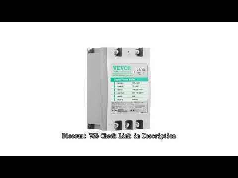 SucceBuy Digital Converter 5/7.5/10HP Single Phase to 3 Phase Converter Digital Phase Shifter for Re