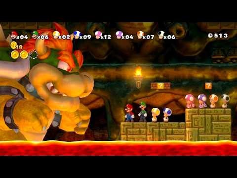 8 PLAYERS! New Super Mario Bros. Wii — Final Boss+