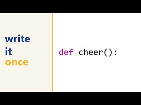Writing your own Python function with def (why repeated code is a bug)