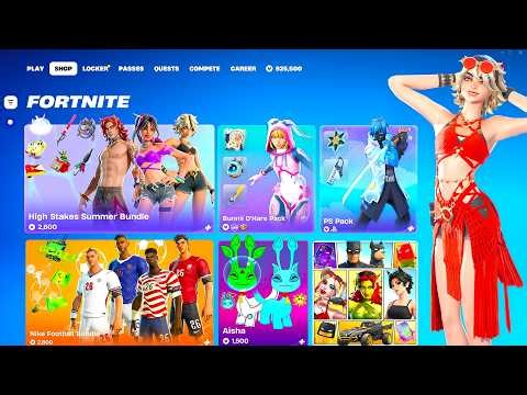 EARLY LEAKED SHOPS & GAMEPLAY (High Stakes Summer Pack, Waka Waka, DC Event, PS Pack) Fortnite