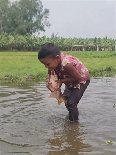 Amazing Boy Catching Fish By Hand