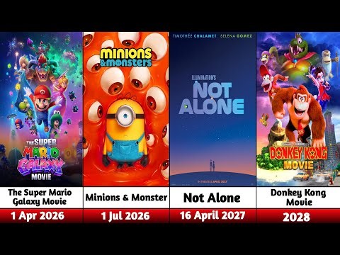 (Brand New!) All Illumination Complete Animated Movies Release Timeline (2010-2030)