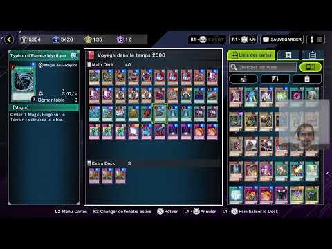 Stream [FR] Ps5 Pro. Jeu de carte Yu-Gi-Oh! Master duel vlog. Deck Sky Breaker et retour en 2008.