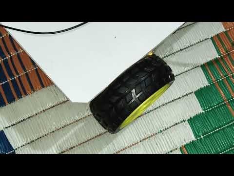 Working 💯 The Line Follower robot with 2 wheels on back and one dummy wheel in front