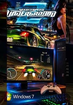 NFS Underground 2 on Windows 7 PC #shorts #retro #nfsu2