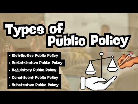 Types of Public Policy Explained | For Begginners