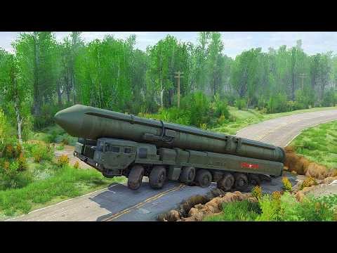BRIDGE COLLAPSE Risk: Giant Missile Truck Crossing Attempt