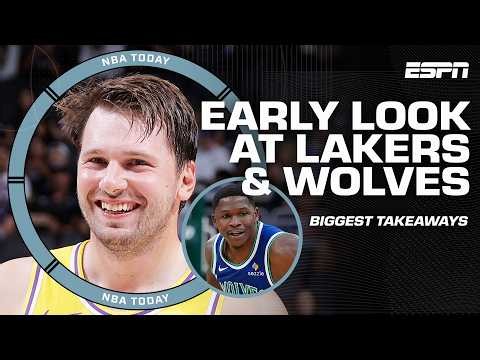 Lakers fans right to be EXCITED⁉️ Lakers-Kings takeaways + Wolves early impressions | NBA Today