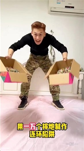 Husband’s Firecracker Prank on Wife Goes Hilariously Wrong 😂💥 #shortsvideo