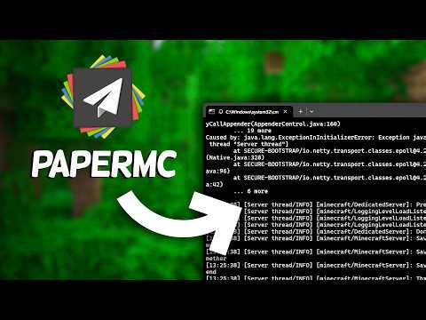 How To Make A Paper Minecraft Server In 26.1