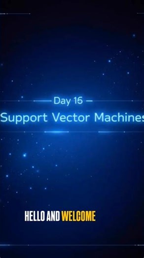 Day 16: SVM Explained Simply | Hyperplane, Margin & Kernel Trick