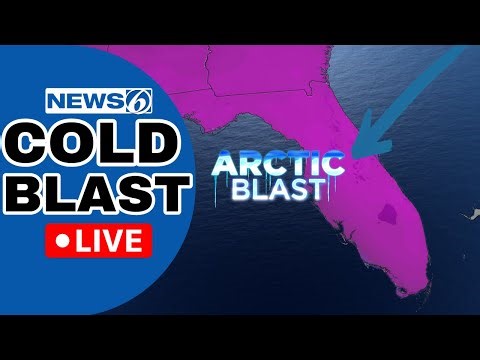 🔴NEWS 6 WEATHER LIVE | Snow Has Been Spotted In Central Florida! Temps rapidly falling!