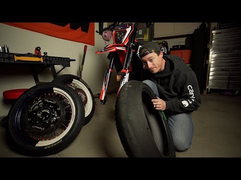 Should you run slicks on your KTM 690 SMC R?