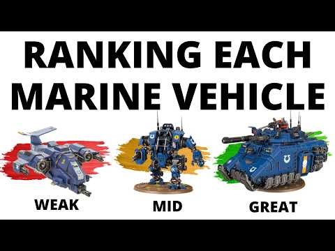 Every Space Marine Vehicle Unit Ranked - Best Tanks and Dreadnoughts in the Codex in 2026?