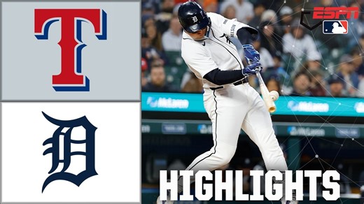 Texas Rangers vs. Detroit Tigers | Full Game Highlights | ESPN MLB