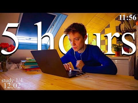 LIVE | 5-HOUR study with me in Paris 📚⛈️ rain sounds & pomodoro timer 60 & 10
