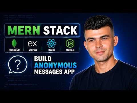I’m Building an Anonymous Messages App (MERN Stack Live) #mern #react #nodejs #mongodb #express
