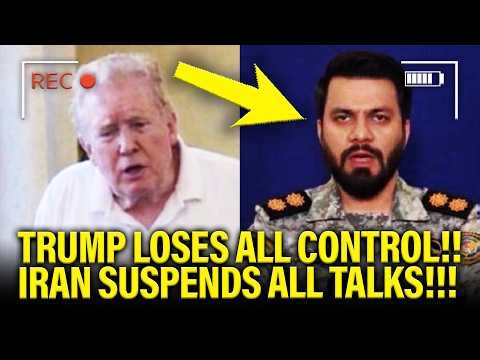 Trump PANICS as Iran SUSPENDS ALL TALKS!!!!