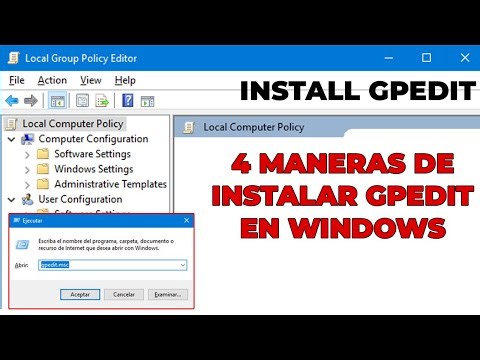 🔥 Instalar GPEDIT.MSC en Windows 11 Home Edition | Install Group Policy Editor on ANY Windows 11/10
