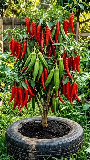 🌶️ This Chili Plant Went CRAZY! 😱🔥 | From Tiny Seeds to Hundreds of Chilies #shorts