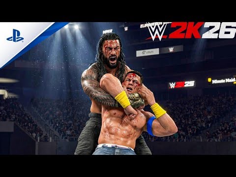 WWE 2K26 - Roman Reigns vs John Cena - Extreme Rules Match | PS5 Pro [4K60] #romanreigns #johncena