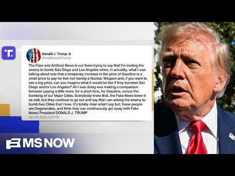 'Just lunacy!': Ex-GOP strategist reacts to Trump trying to clarify comments on LA and San Diego