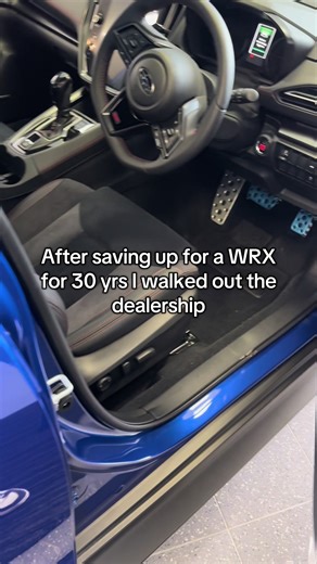 WRX STI Purchase After 30 Years of Savings