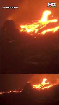 Hawaii's Kilauea Volcano Erupts as Molten Lava Surges Across Crater Floor
