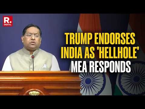 MEA Responds To Donald Trump's 'India Hellhole' Post Endorsement | Weekly Briefing