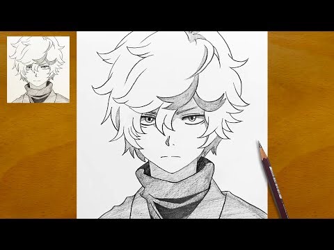How to Draw Gabimaru Face | Jigokuraku Anime Art Style