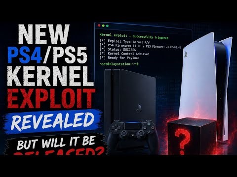 New PS4/PS5 Kernel Exploit Revealed but will it be released?