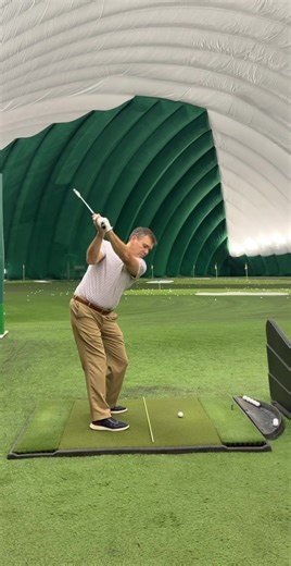 Progress > Perfection. In our first lesson, the focus was simple—but foundational: ➡️ The takeaway ➡️ Structure at the top of the backswing Why? Because everything that happens after is a reaction to what happens before. What you’re seeing in this video is real change: \t•\t✅ A cleaner takeaway that sets the club on the right path early \t•\t✅ Higher hand position at the top \t•\t✅ A better matchup between the left arm and the shoulders This structure up top creates clarity in the downswing—less