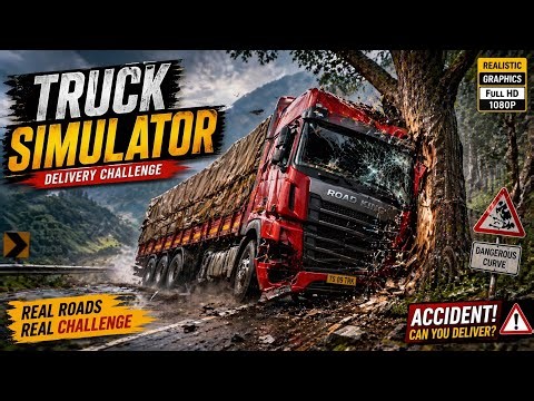 🚛 Extreme Truck Delivery Challenge | Dangerous Roads, Heavy Load & Full Action Gameplay 🔥 trees 🌳