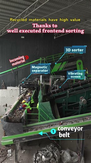 #wastesorting #wastemanagement #recycling #eco #sustainability #circulareconomy #machine