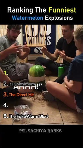 Watermelon Explosions: Worst to Best RANKED! 🏆#shorts